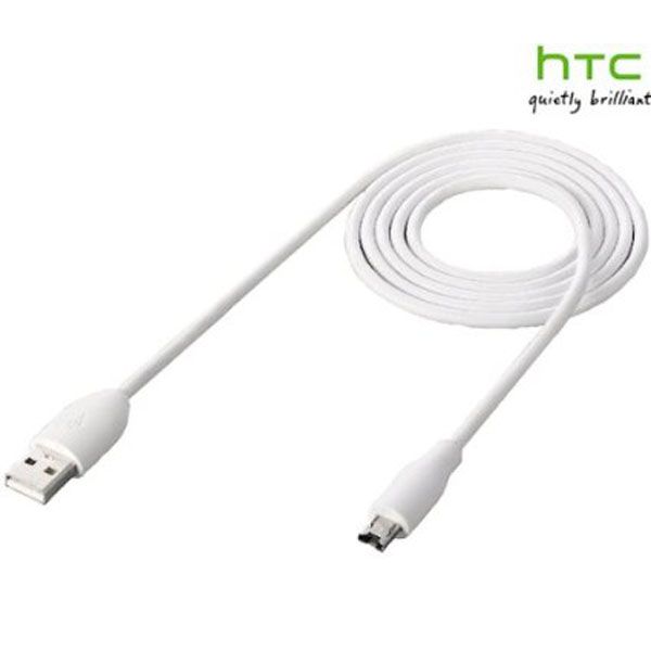 Cáp HTC trắng 1.0A chính hãng