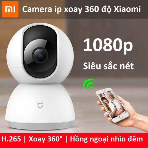 Camera Không Dây Ip Wifi Xiaomi Mijia Xoay 360 Độ  1080p