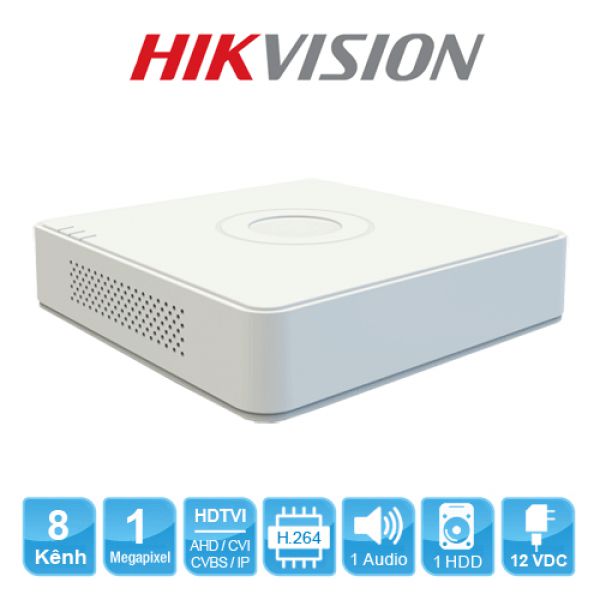 Đầu Ghi Hình TURBO HD 3.0 Hikvision DS-7108HGHI-F1/N 8 Kênh