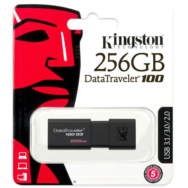 USB Kingston DT100 G3 256GB Chính Hãng
