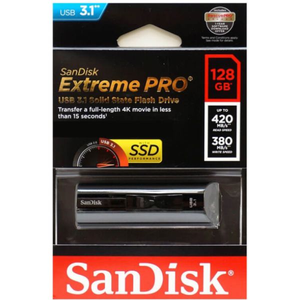 USB Sandisk CZ880 128Gb Extreme Pro 420Mbs Chính Hãng