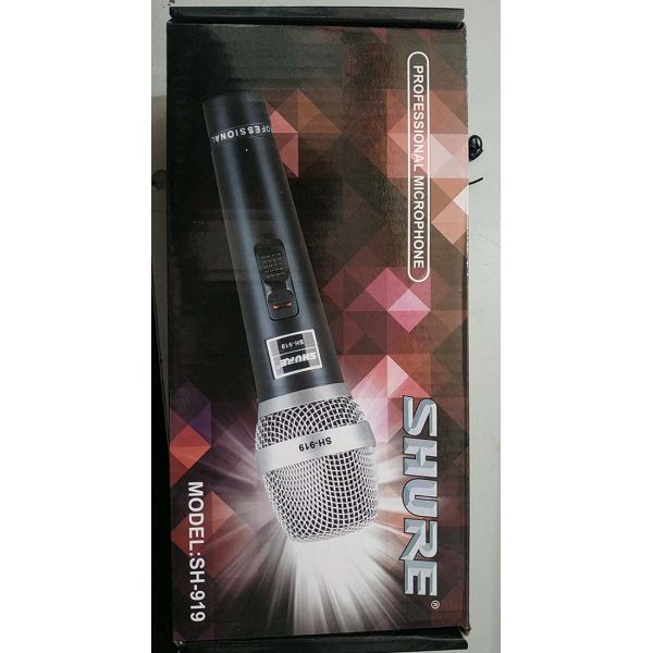 Micro hát karaoke chuyên nghiệp Shure 919 cao cấp