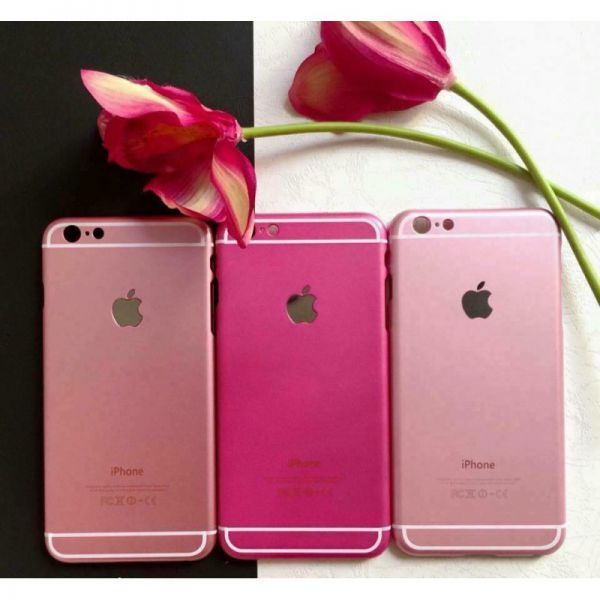 Ốp iphone 5/5s giả iphone 6/6s hồng