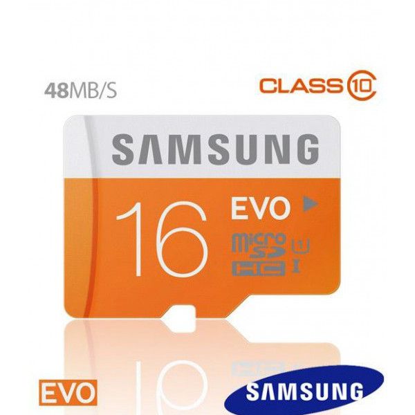 Thẻ nhớ micro samsung EVO 16GB sdhc UHS-1 - 48mbs chính hãng