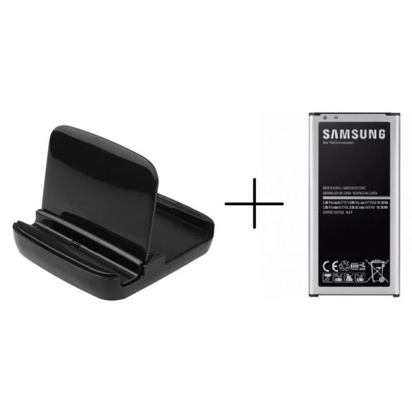 Combo Dock sạc cho pin và máy + Pin Samsung Galaxy S5 (Pin chính hãng)