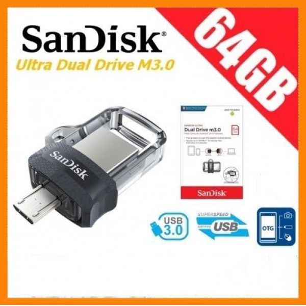 USB Sandisk OTG ultra M3.0 64gb chính hãng
