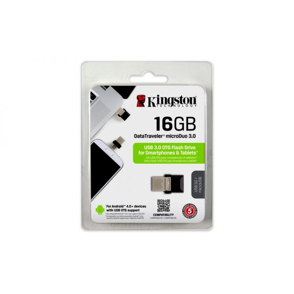 USB Kingston OTG DT microDuo 3.0 16Gb Chính hãng