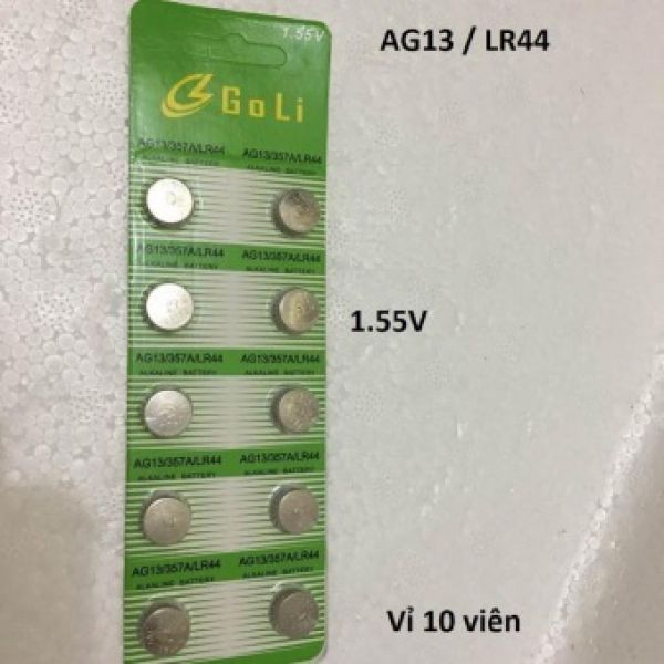 Pin cúc áo GoLi AG13/357A/LR44