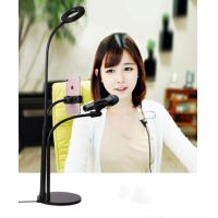 Kẹp điện thoại livestream 3 in 1
