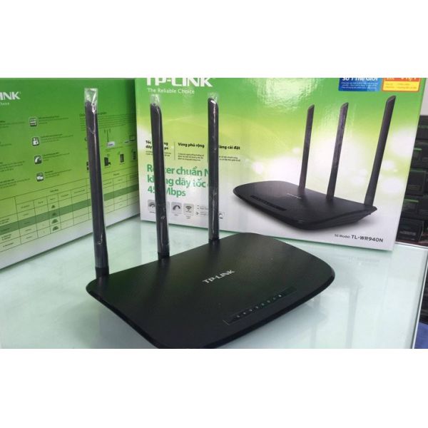 Bộ phát Wifi TP-Link TL-WR940N 3 Râu chính hãng