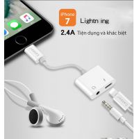 Cáp chia tai nghe + sạc Iphone  Earldom