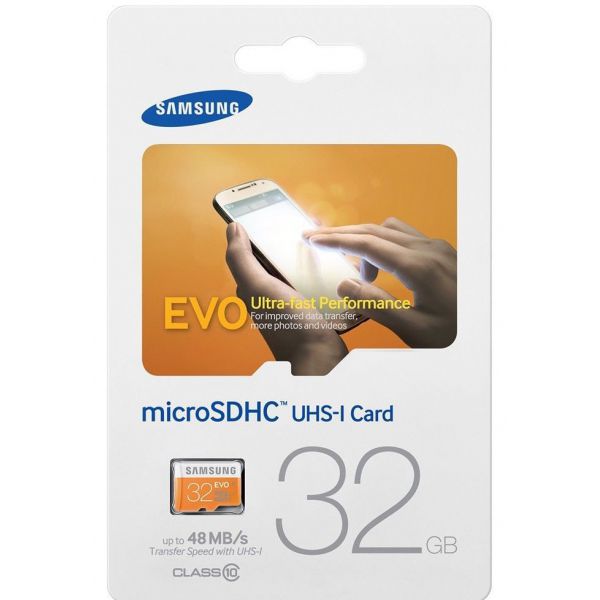 Thẻ Nhớ Micro Samsung EVO 32GB SDHC UHS-1 tốc độ 48mbs chính hãng