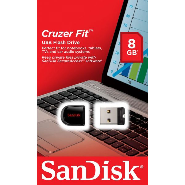 USB Sandisk Cz33 8Gb 3.0 (Cruzer Fit) Chính Hãng