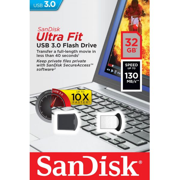 USB Sandisk CZ43 Ultra Fit 32Gb Chính Hãng