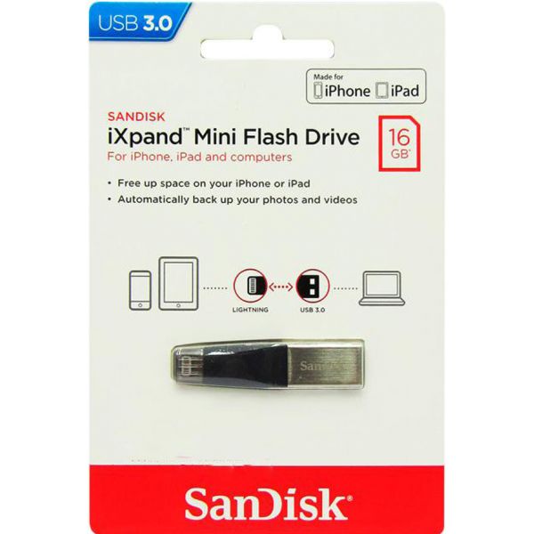 USB Sandisk iXpand Mini OTG Cho Iphone Ipad 16GB Chính Hãng Sandisk