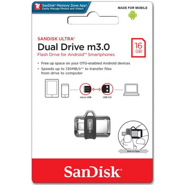 USB Sandisk OTG Ultra M3.0 16gb Chính Hãng