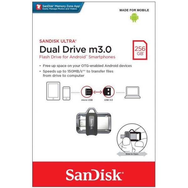 USB Sandisk OTG Ultra M3.0 256gb Chính Hãng