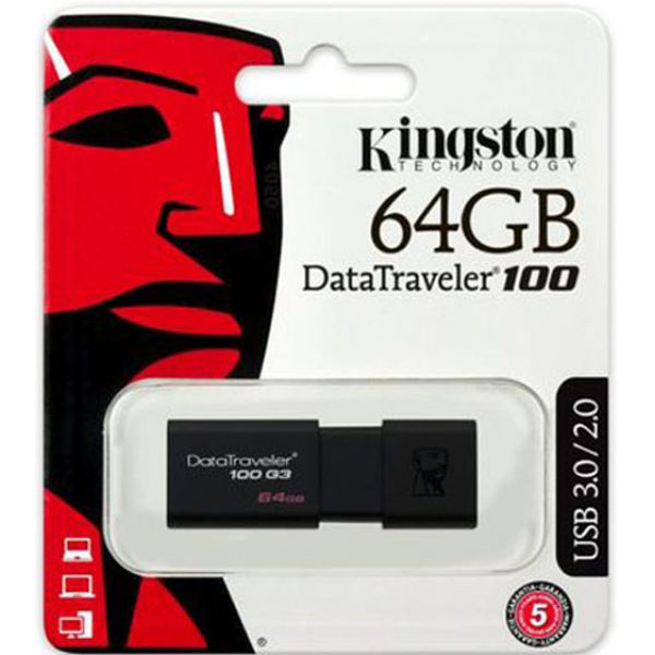 USB Kingston DT100 G3 64GB Chính Hãng