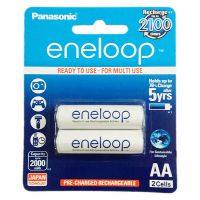 Pin sạc lại panasonic eneloop aa 2000 mah vỉ 2 viên chính hãng