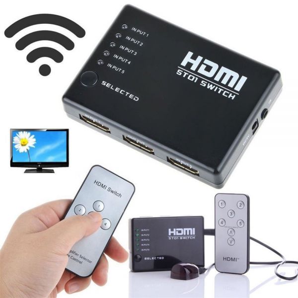 Bộ Gộp HDMI 5 Vào 1 (HDMI 5TO1 SWITCH)