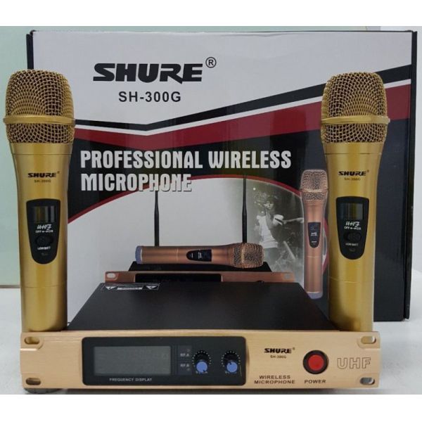 Micro Karaoke đôi không dây Shure SH-300G