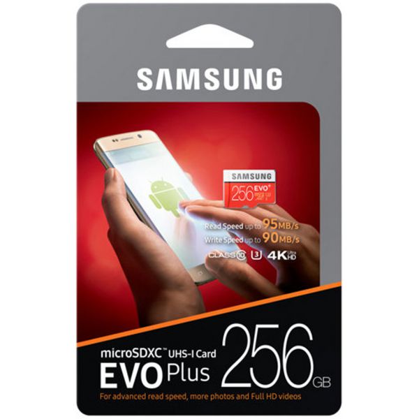 Thẻ Nhớ MicroSDXC Samsung EVO Plus 256GB 100MB/s ( New 2019 ) U3 4K Chính Hãng