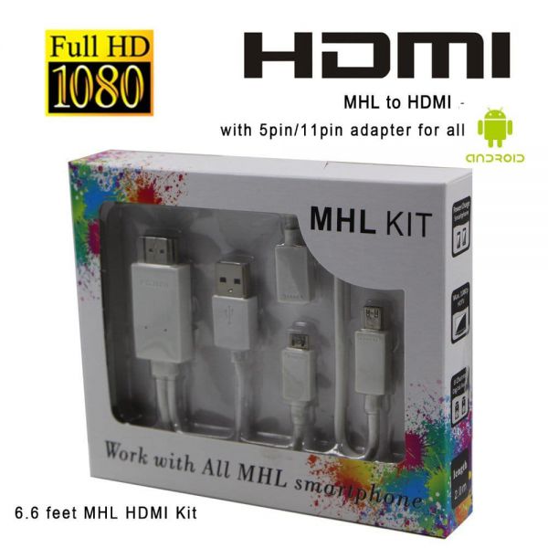 Cáp MHL/HDMI đa năng cho LG,Samsung,Sony,HTC,Nokia ...