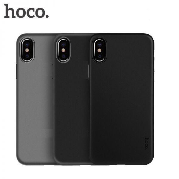 Ốp Iphone X/XS/ XS Max dẻo đen Hoco Pure Case