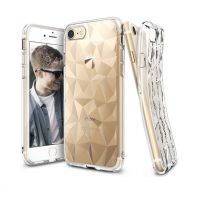 Ốp Iphone 7/8 dẻo trong vân kim cương