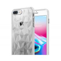Ốp Iphone 7 Plus/ 8 Plus dẻo trong vân kim cương