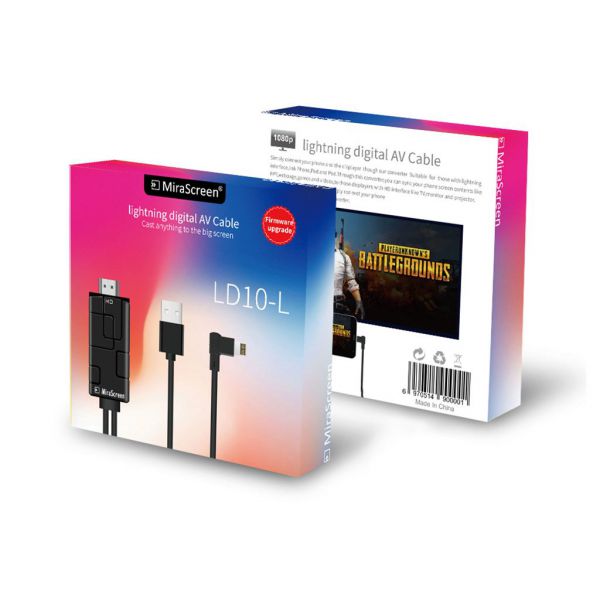 Cáp HDMI Lightning MiraScreen LD10-L FullHD Ra TV