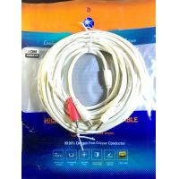 Dây AV Loa 1 Đầu 3.5mm Ra 2 AV (1-2) Dài 10m Chính Hãng CHOSEAL