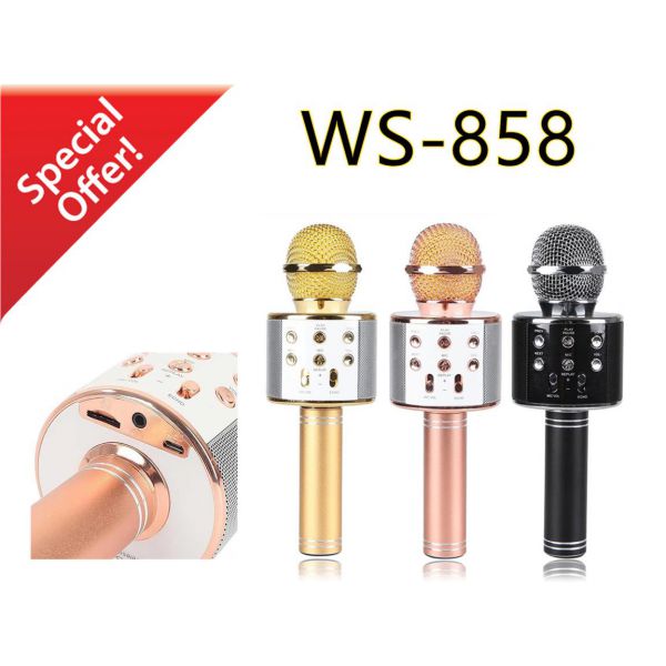 Micro Karaoke Bluetooth kèm loa WS-858