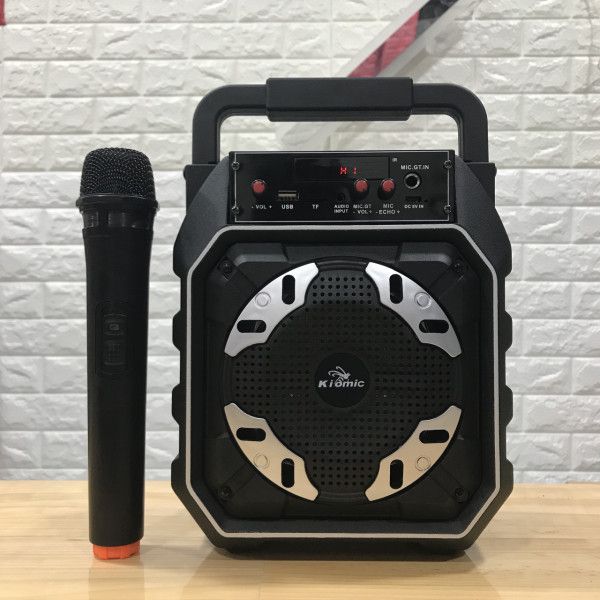 Loa karaoke bluetooth mini Kiomic K98 kèm mic