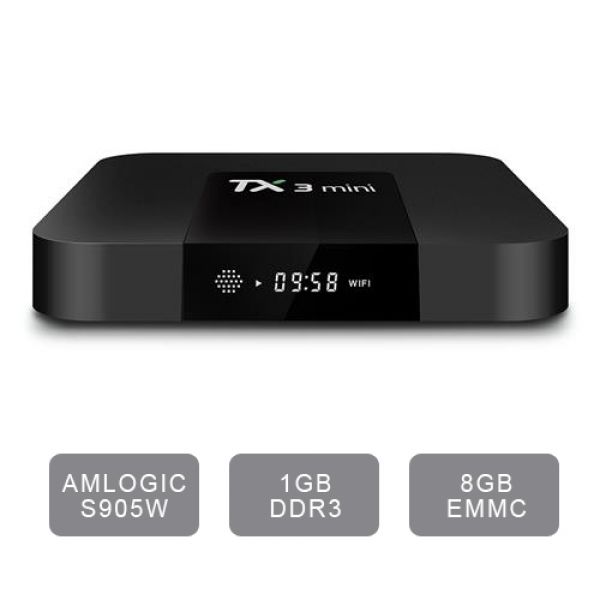 Android TiviBox TX3 Mini 1G/8G/S905W Androi 7.1 + Miracast