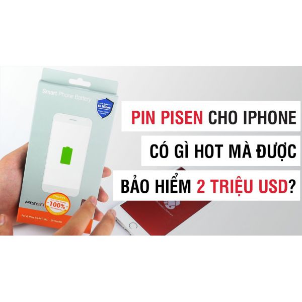 Pin Iphone 5 chính hãng Pisen