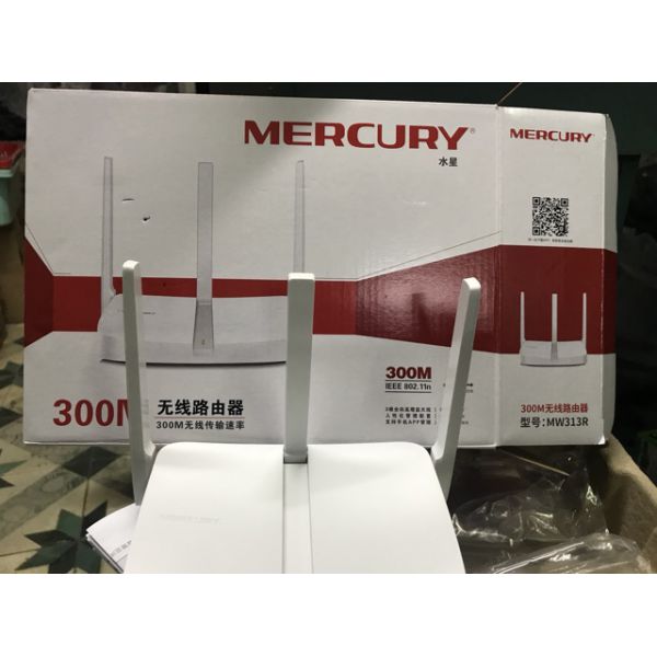 Bộ Phát Sóng Wifi Mercury MW313R 3 Râu Kiêm Kích Sóng Wifi Chính Hãng