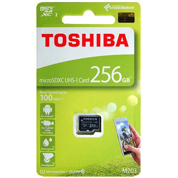 Thẻ Nhớ MicroSD ToShiBa M203 256GB Class 10 100mb/s Chính Hãng