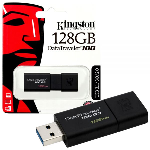 USB Kingston DT100 G3 128GB Chính Hãng
