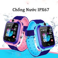 Đồng hồ định vị Q6 thông minh trẻ em chống nước nghe gọi sos camera với cảm ứng