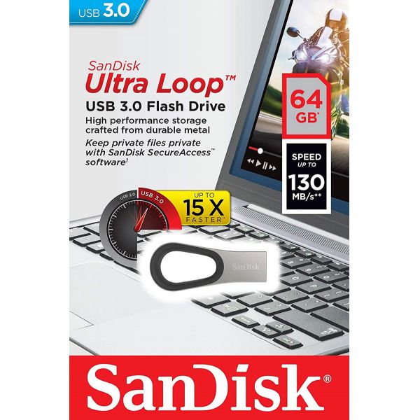 USB Sandisk CZ93 3.0 64Gb Ultra Loop 2019 Chính Hãng