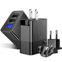 Củ Sạc Ccallgj01 Baseus 3 Cổng Max3.4a 2 Chân Cắm chính hãng
