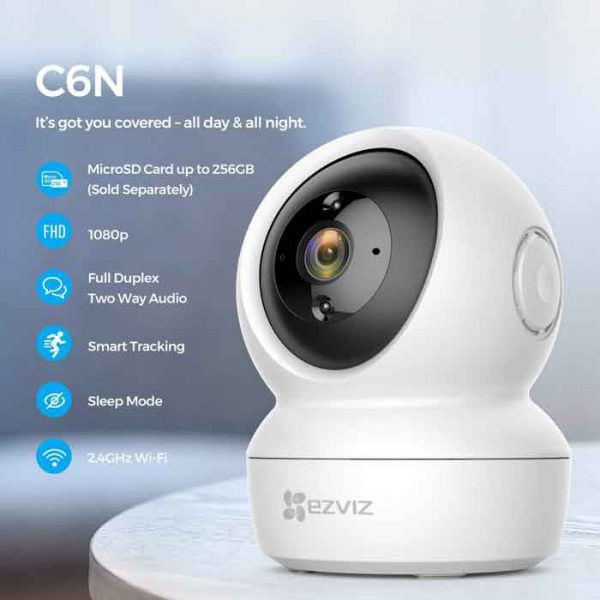 Camera IP Wifi Ezviz C6N – Hàng chính hãng. C6CN 2.0MP 1080P