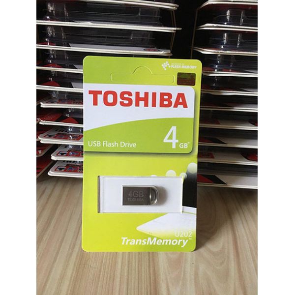 USB Toshiba U202 4Gb 2.0 Vỏ Kim Loại Cao Cấp