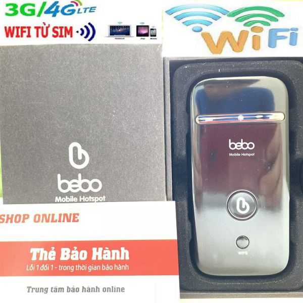 Bộ phát wifi di động Wifi  sim 3g/4g Bebo
