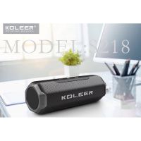 Loa bluetooth KOLEER S218 công suất 10W bass cực mạnh siêu hay - hỗ trợ thẻ nhớ/USB/AUX/FM (màu ngẫu nhiên) Hàng Nhập Kh