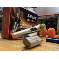 Micro đa năng đôi karaoke cao cấp không dây SHUAE SM6.6