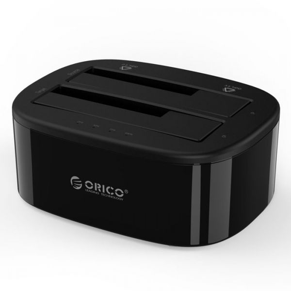 Đế Đựng 2 Ổ Cứng Docking HDD ORICO 6228US3 2.5/3.5Inch Giao Tiếp USB 3.0 Có Chức Năng Clone Chính Hã...