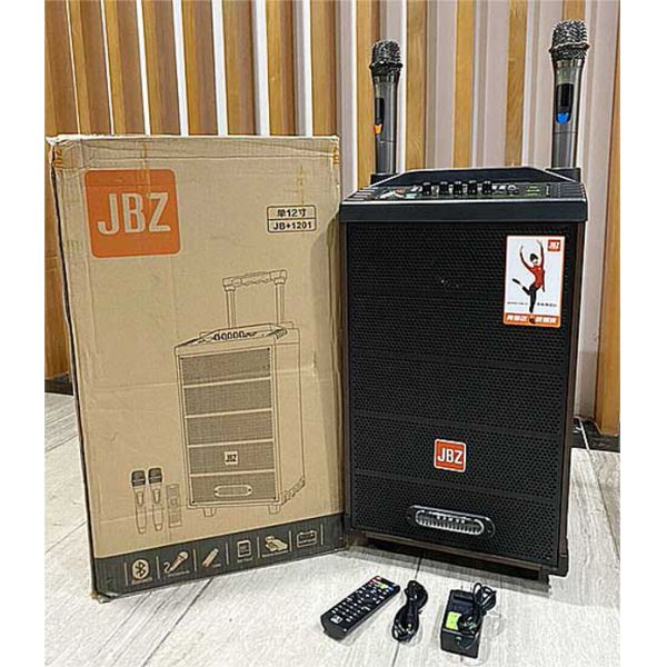 Loa kéo JBZ JB+1201 chính hãng tặng kèm 2 mic không dây
