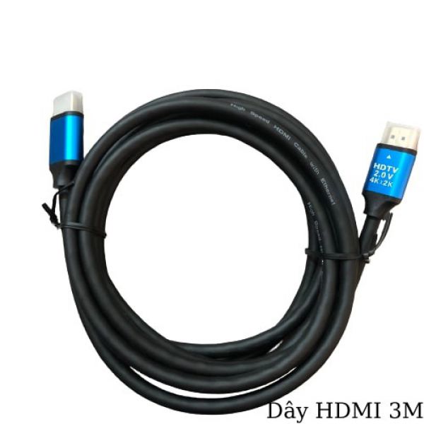 Dây Cáp HDMI G-Net Loại Tròn 3m tivi, chơi game, máy chiếu, chuẩn full HD, HDMI 2.0